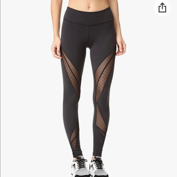 Beyond Yoga Pants - Beyond Yoga Polka Dot Mesh Converged Leggings